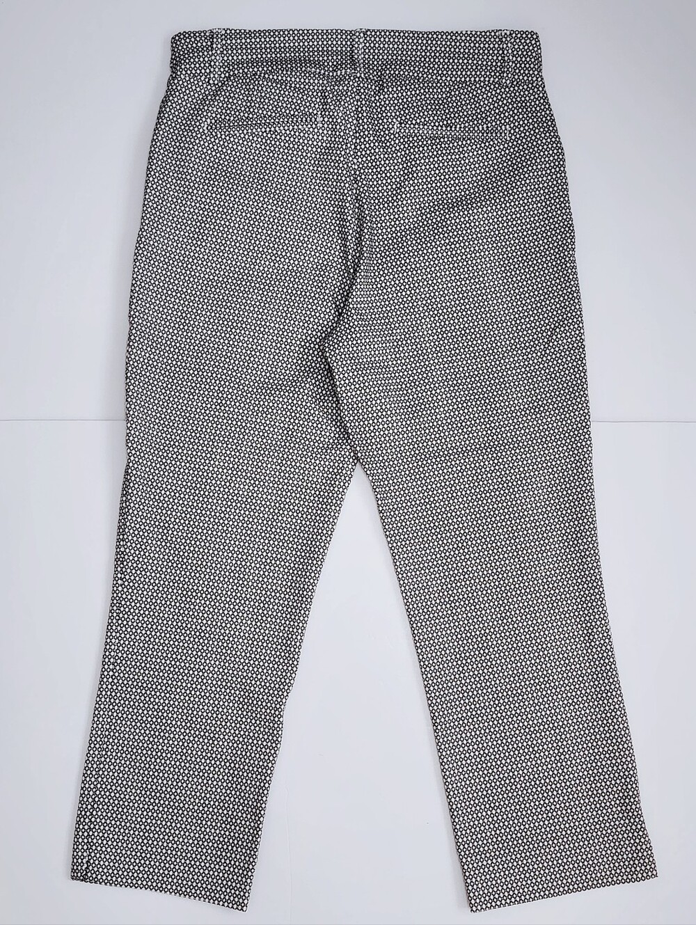 Hilary Radley Black and White Printed Pants Stretch size 8 - Picture 9 of 9